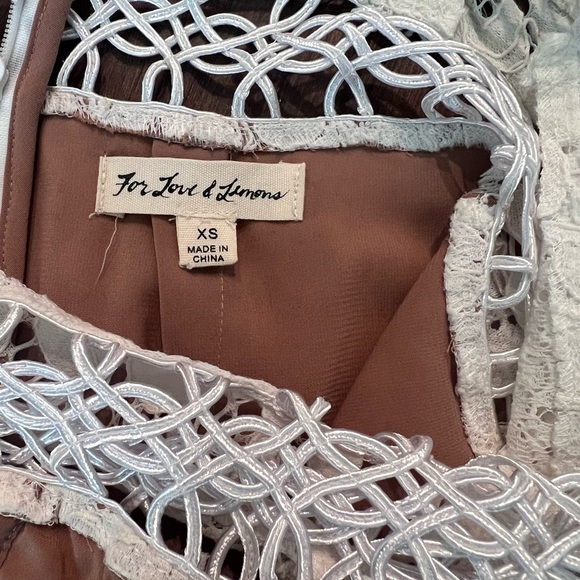 For Love and Lemons Mon Cheri White Mini Dress - Picture 7 of 7